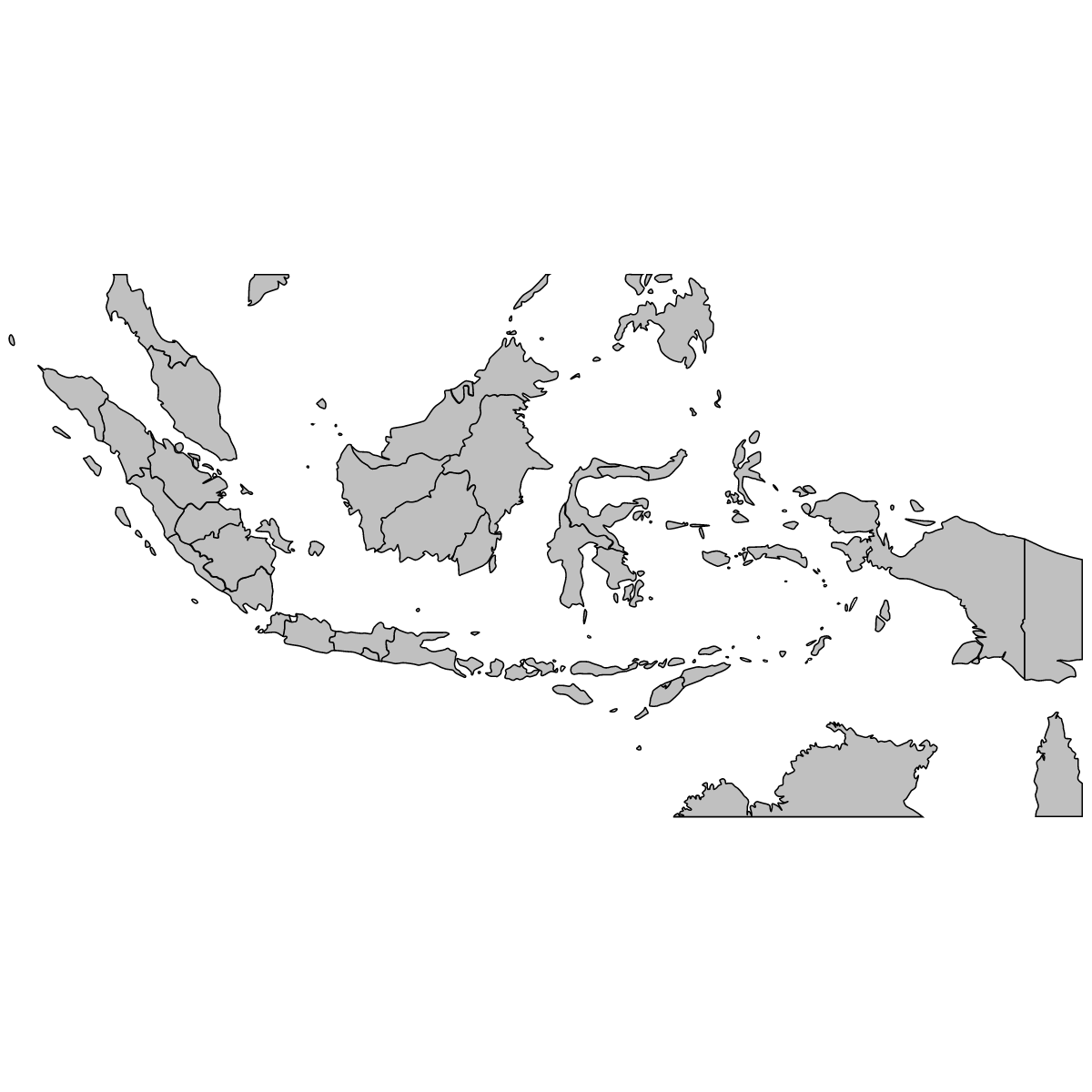Indonesia sourcing network coverage map